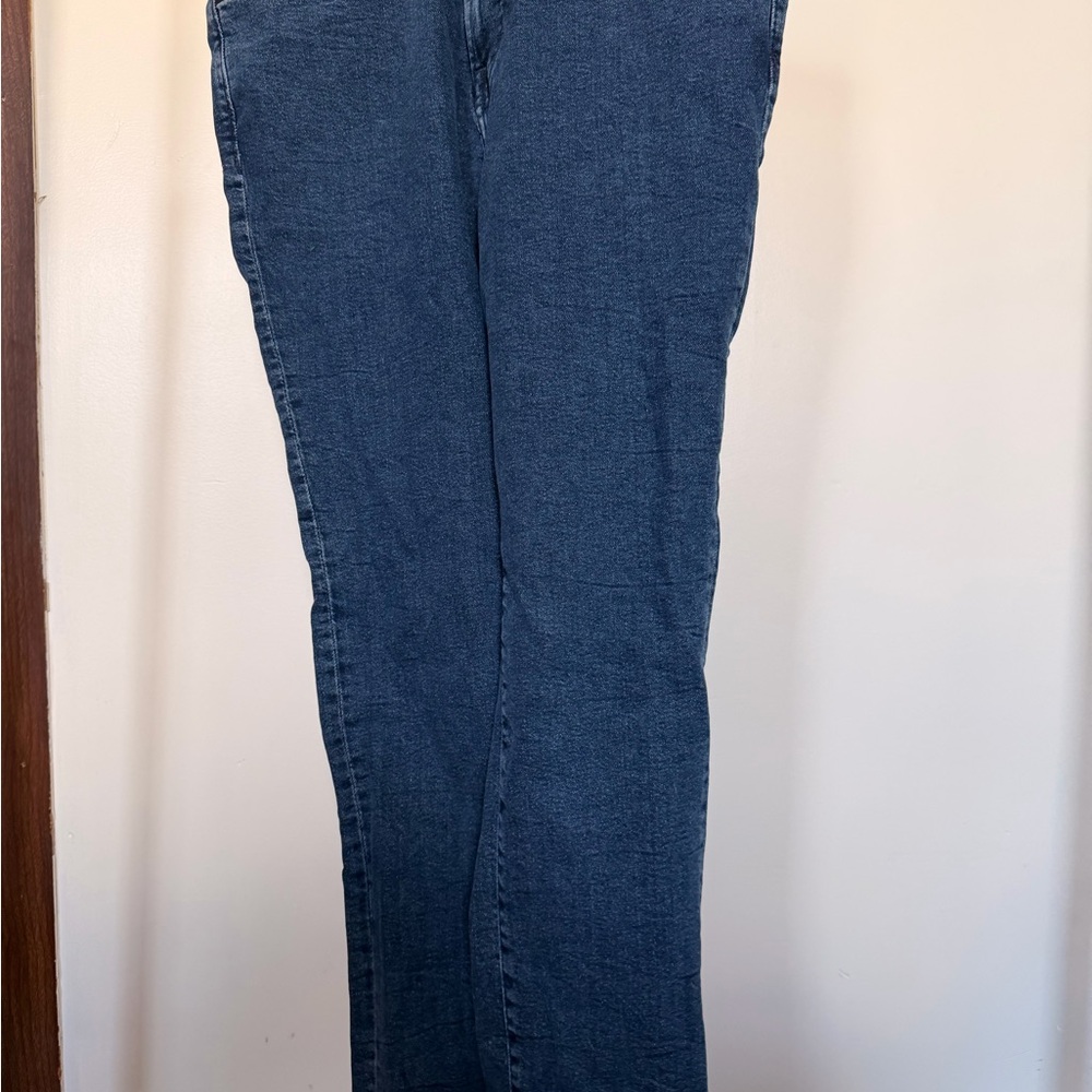 H&M Women's Straight Leg Jeans - Deep Blue
